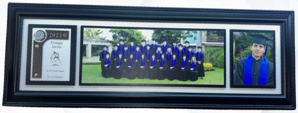 MARMOL NEGRO CON BLANCO